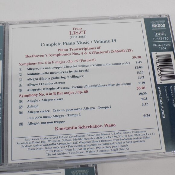 Beethoven Symphonies 5 CD set Franz Liszt Transcription Konstantin Scherbakov - Picture 7 of 10